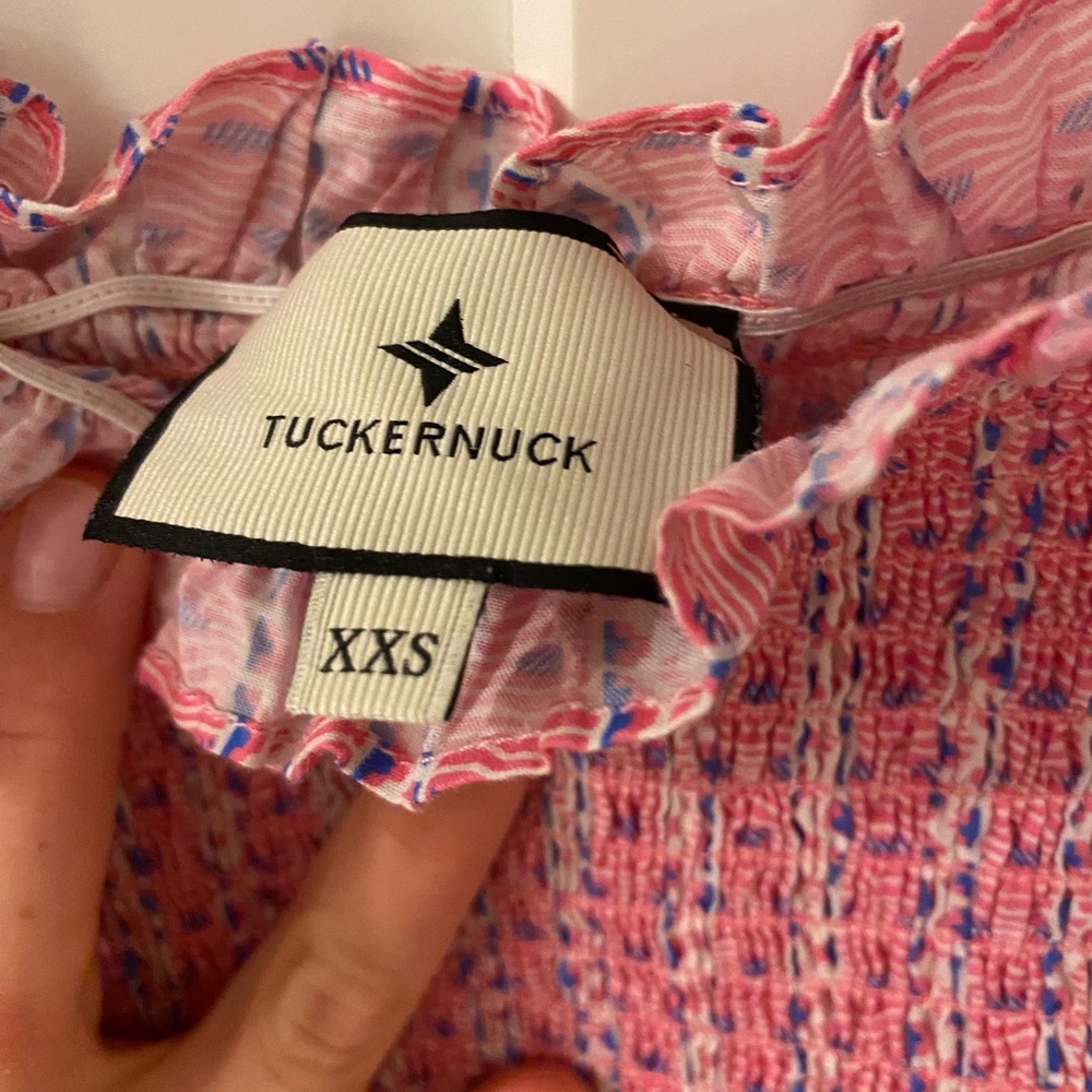 Tuckernuck Pink and White Maxi Dress - Picture 3 of 5
